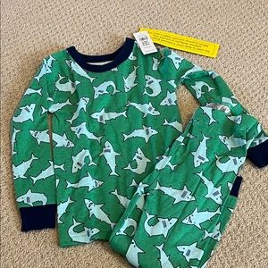 NWT organic gap shark pajamas
